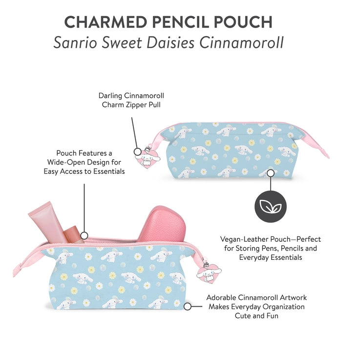 Sanrio Cinnamoroll Sweet Daisies Pencil Pouch
