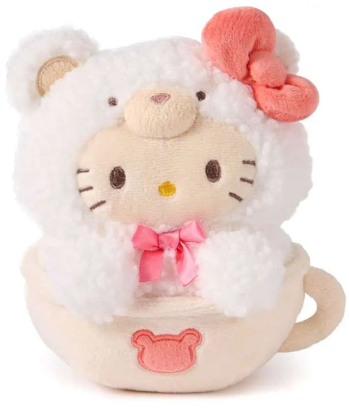 Sanrio Hello Kitty Cafe Latte Plush 6"