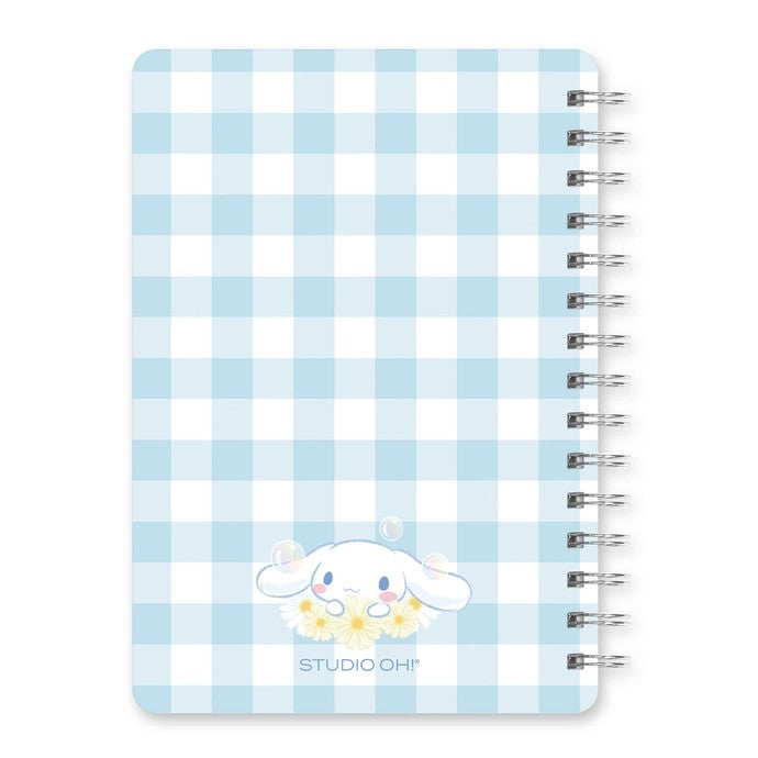 Sanrio Cinnamoroll Sweet Daisies Spiral Notebook With Sticker Sheet