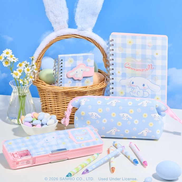 Sanrio Cinnamoroll Sweet Daisies Spiral Notebook With Sticker Sheet