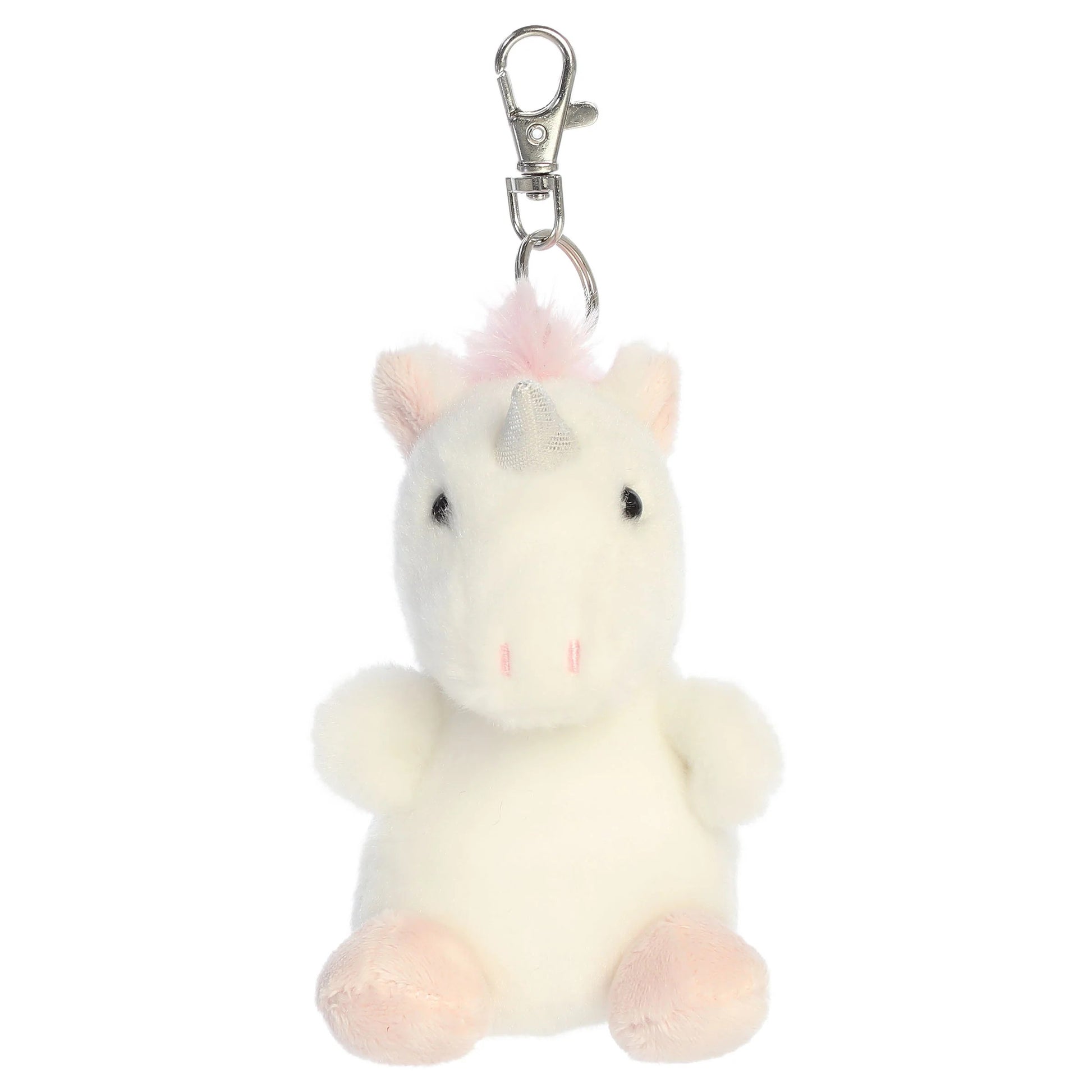 Sassy Unicorn Clip-On Palm Pals Plush  4"