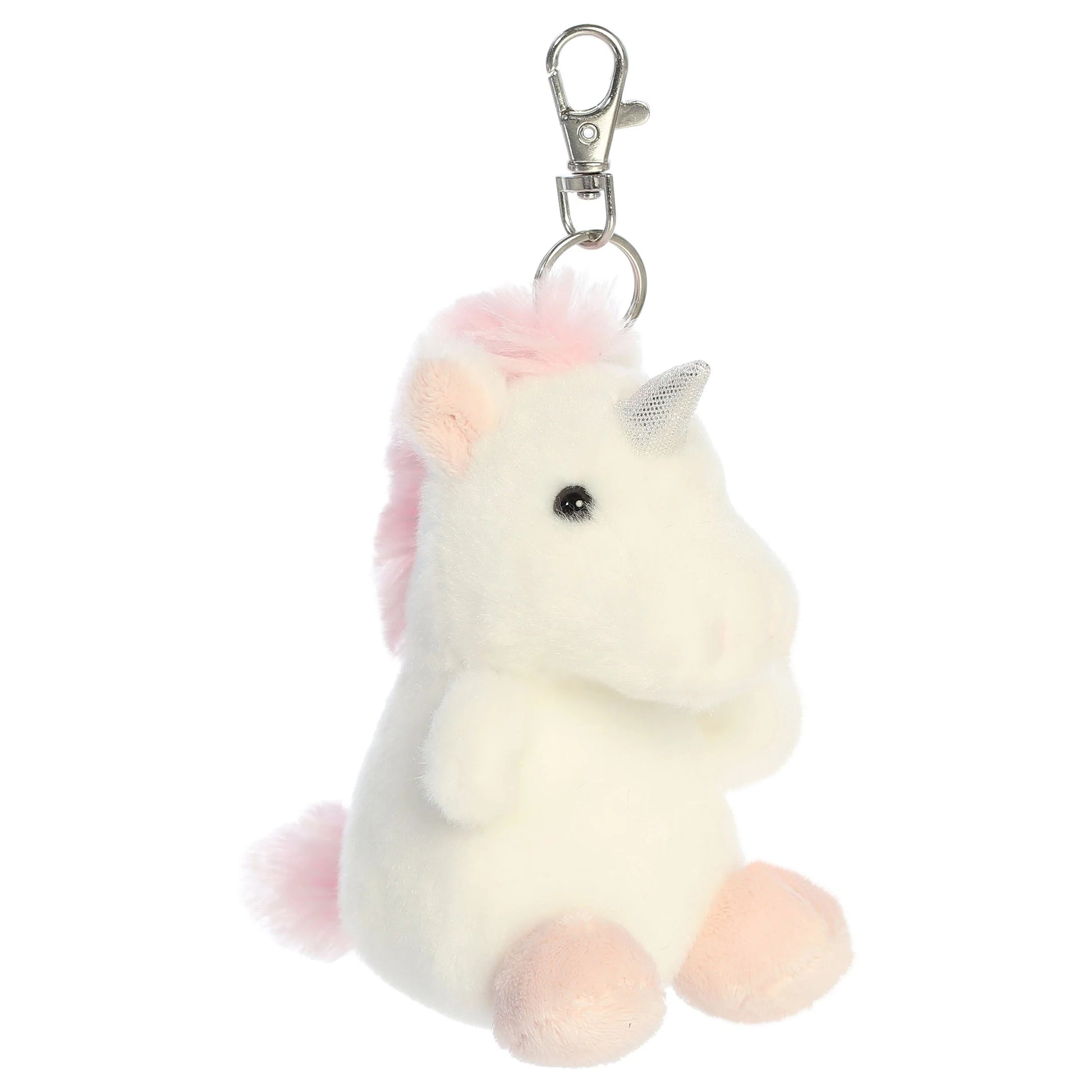 Sassy Unicorn Clip-On Palm Pals Plush  4"