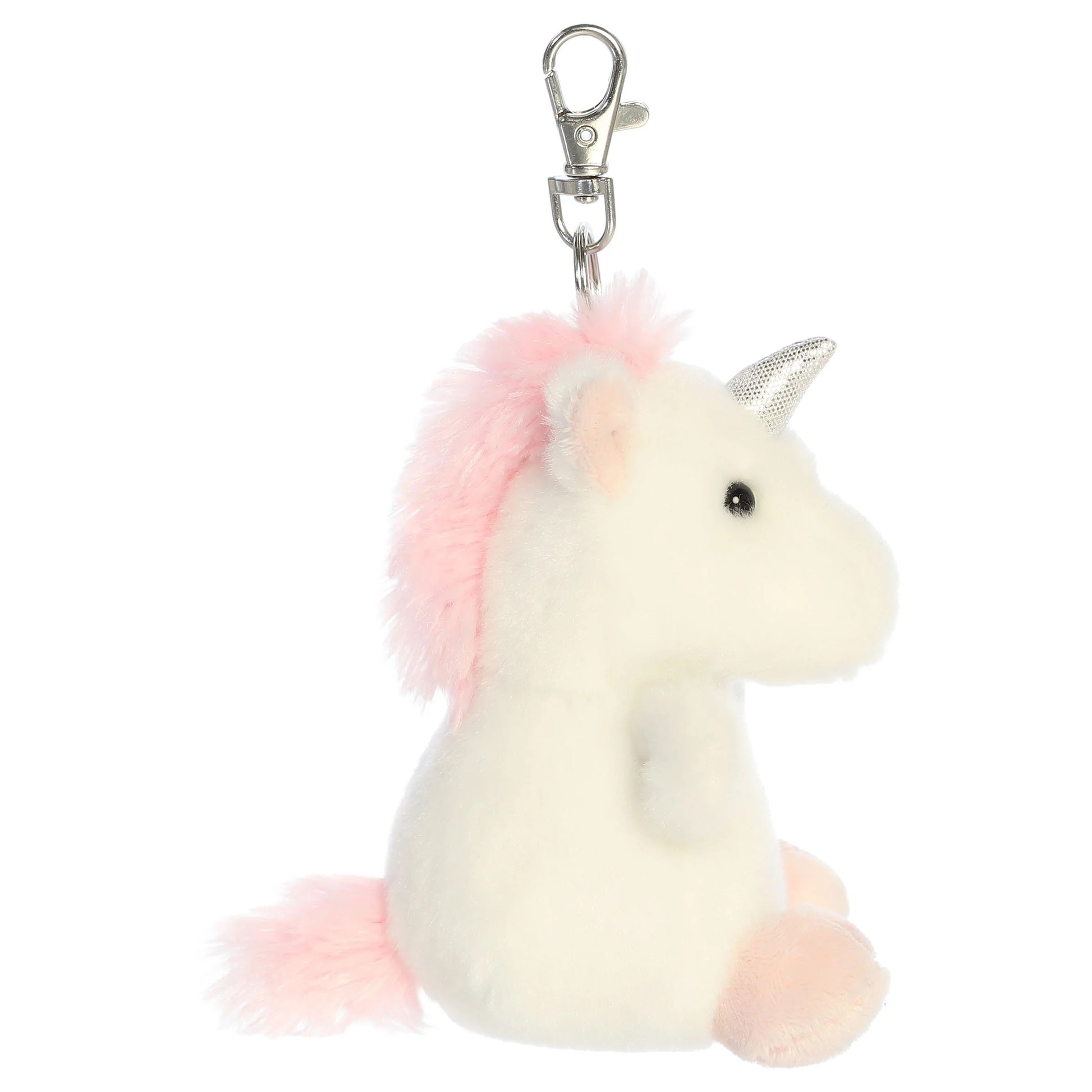 Sassy Unicorn Clip-On Palm Pals Plush  4"