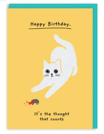 Card Thought That Counts Ken The Cat Birthday