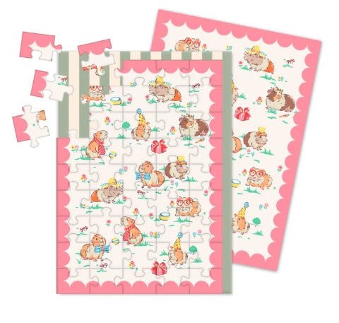 Card Guinea Pig Party Jigsaw