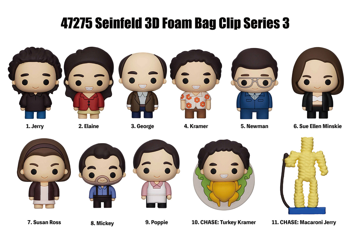 Seinfeld Figural Bag Clip Series 3