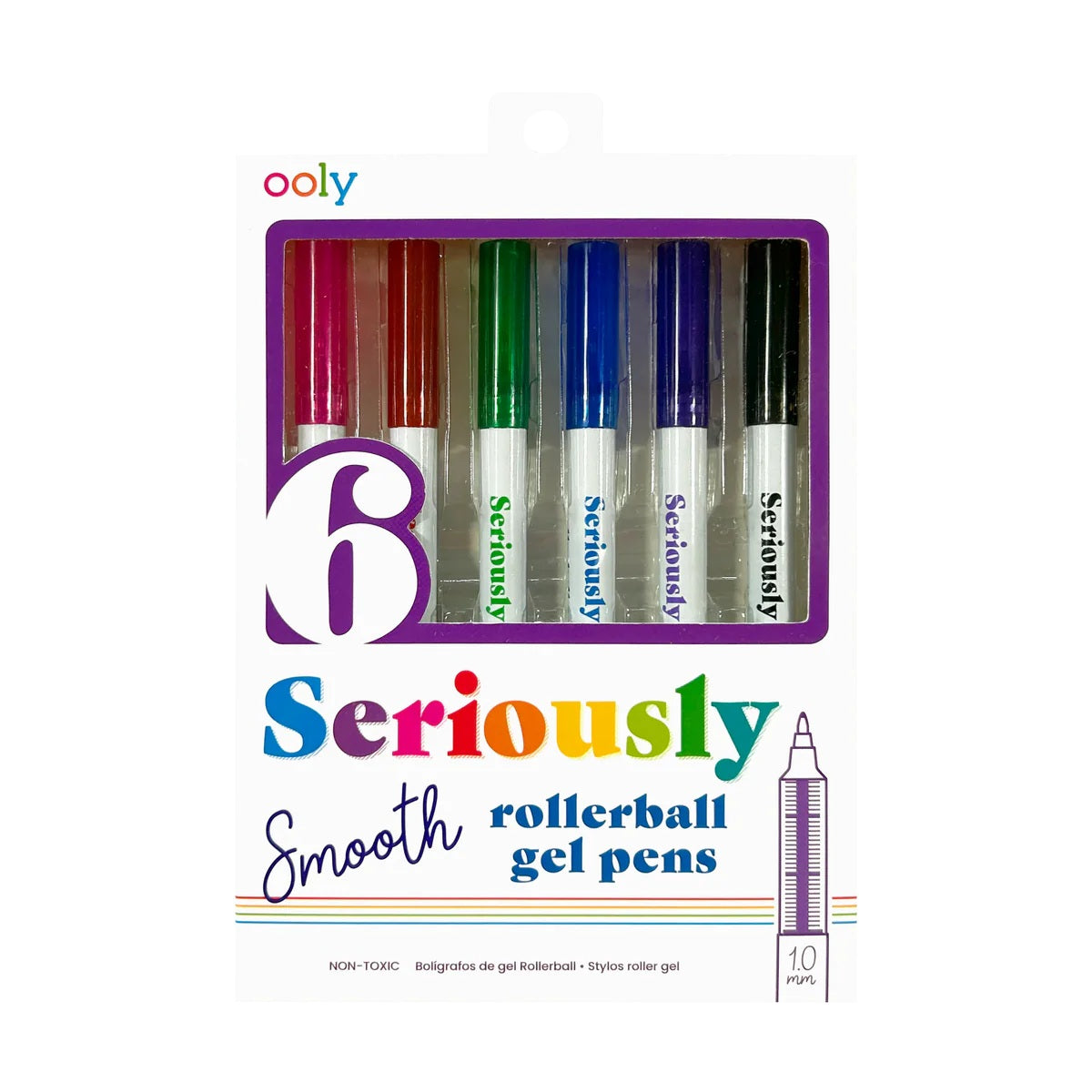 Seriously Smooth Rollerball Gel Pens Set Of 6