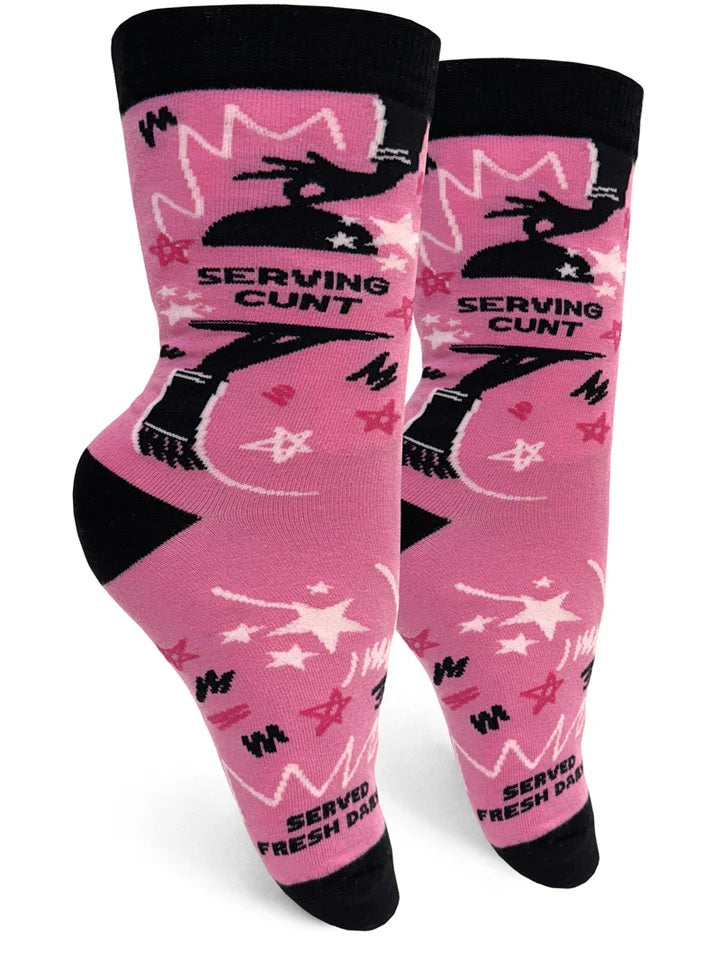 Serving Cunt Women's Socks