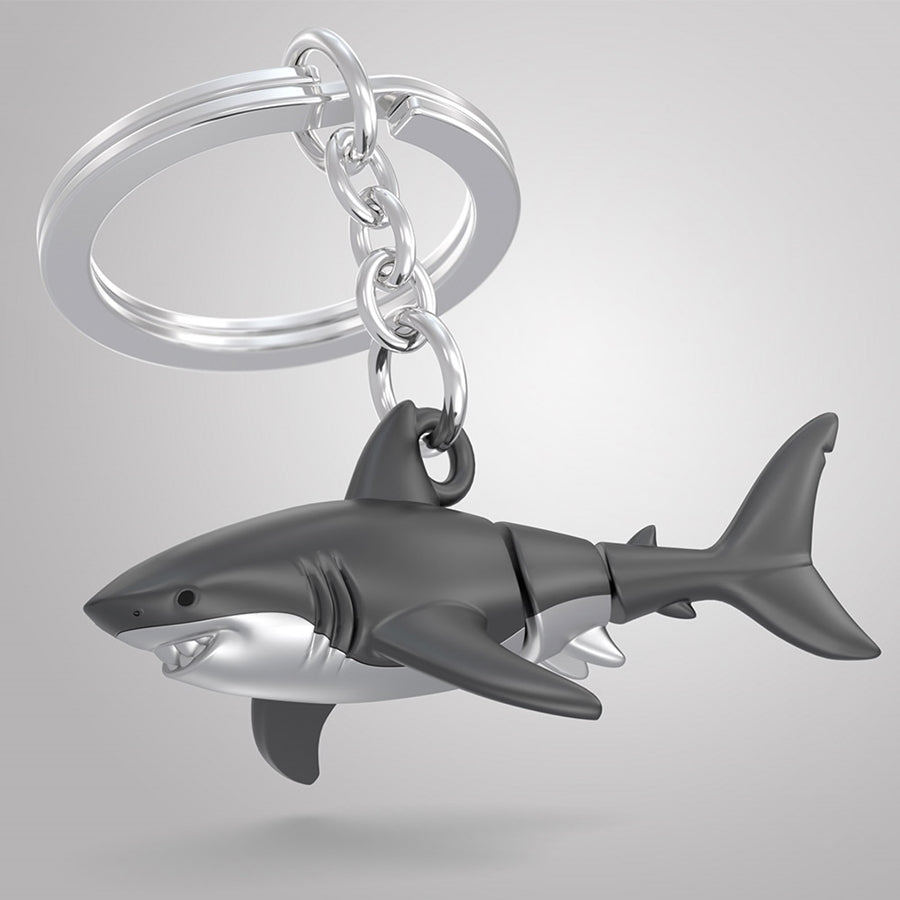 Shark Metal Keyring