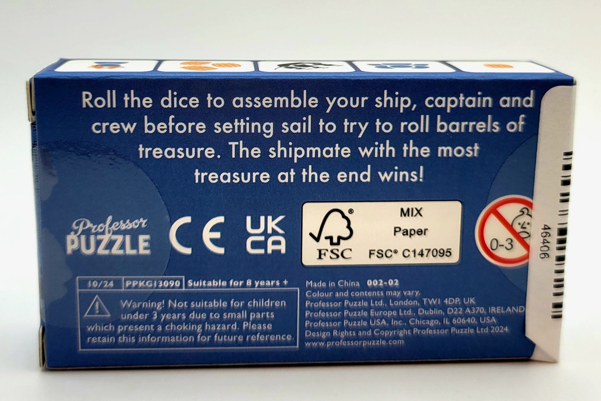 Ship Captain & Crew Mini Dice Game