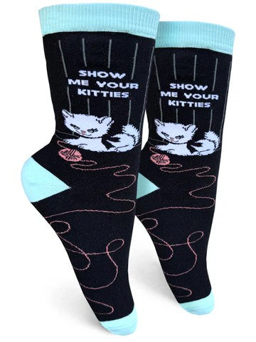 Show Me Your Kitties Women's Socks
