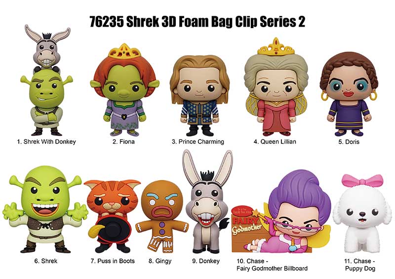 Shrek Figural Bag Clip Series 2