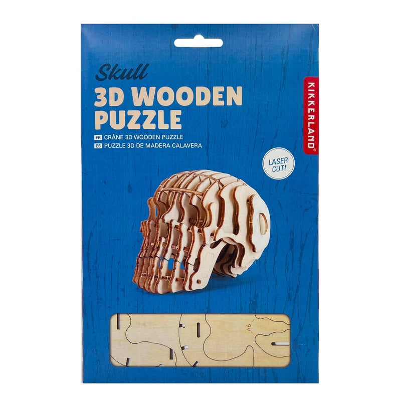 Skull 3D Wooden Puzzle