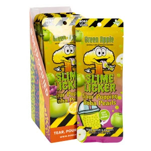 Slime Licker Sour Green Apple Popping Boba Pearls
