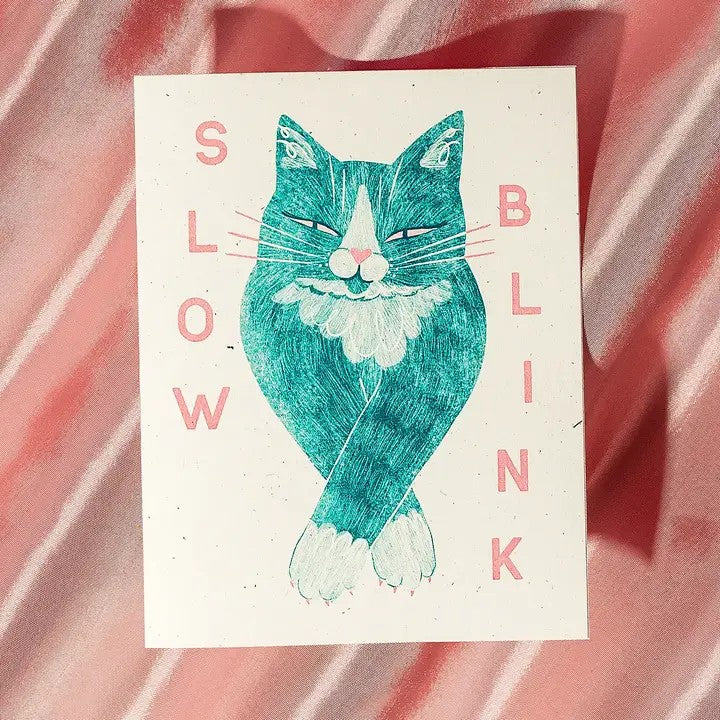 Card Slow Blink Cat