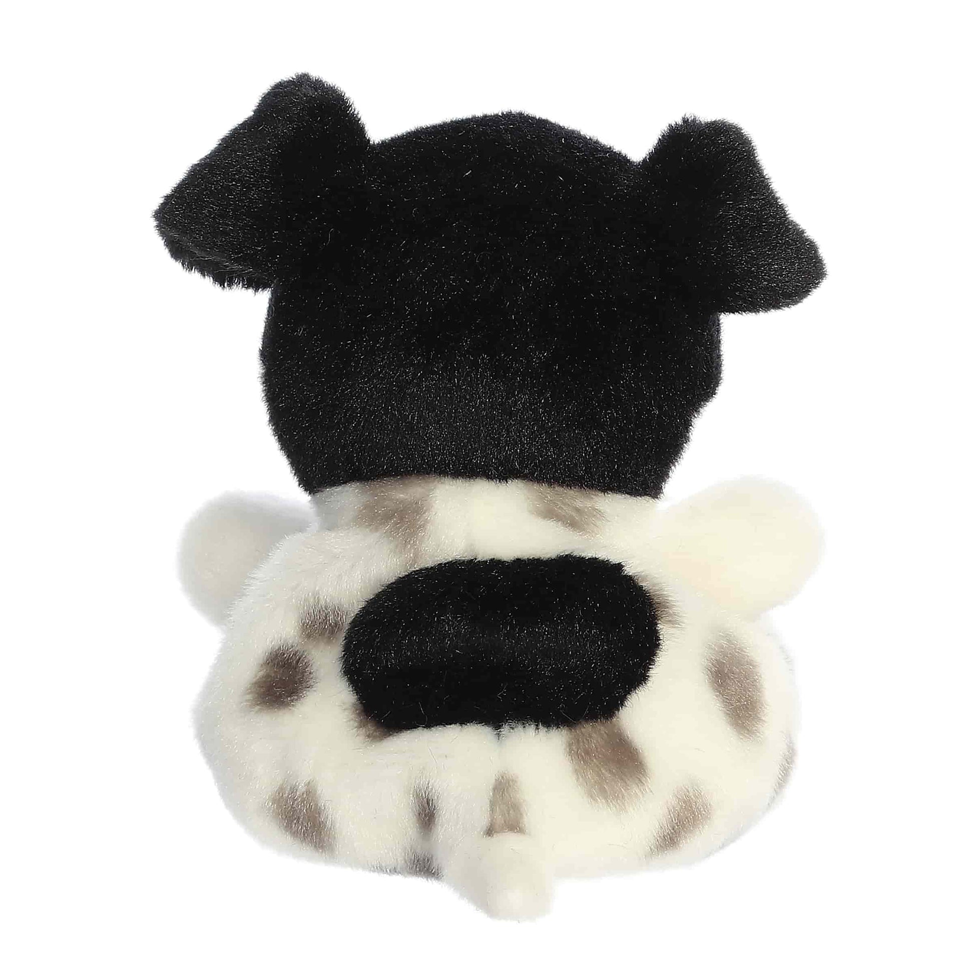 Snorkels Black & White Dog Palm Pals Plush 5"