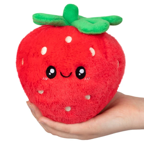 Strawberry Plush Snugglemi Snackers 6"
