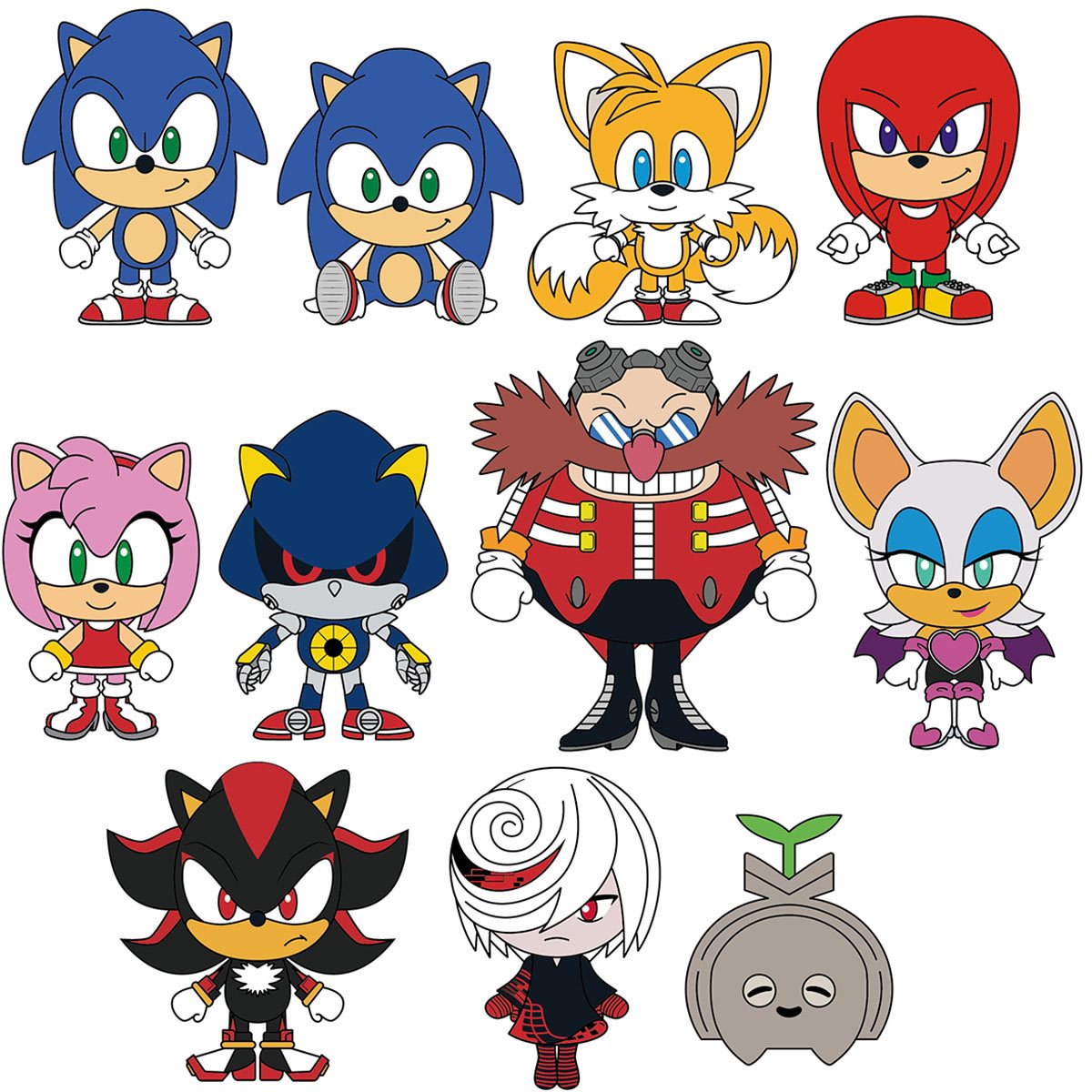 Sonic The Hedgehog Figural Bag Clip Series 1
