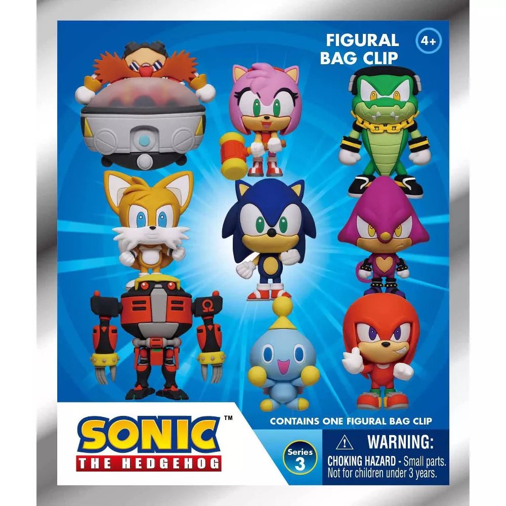 Sonic The Hedgehog Figural Bag Clip Series 3