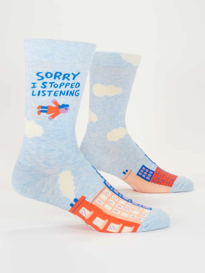 Sorry I Stopped Listening Men's Socks