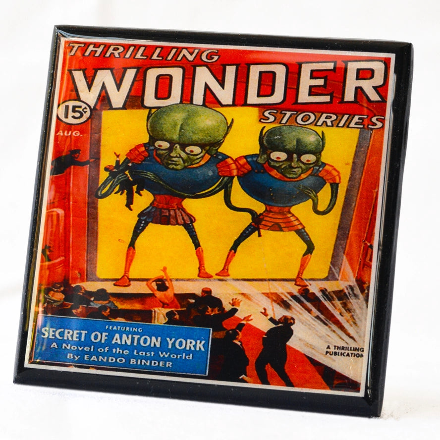 Space Invaders Vintage Science Fiction Coaster Set Of 4
