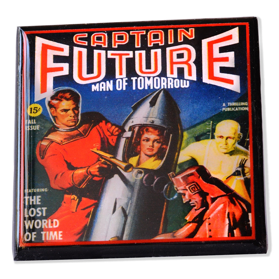 Space Invaders Vintage Science Fiction Coaster Set Of 4