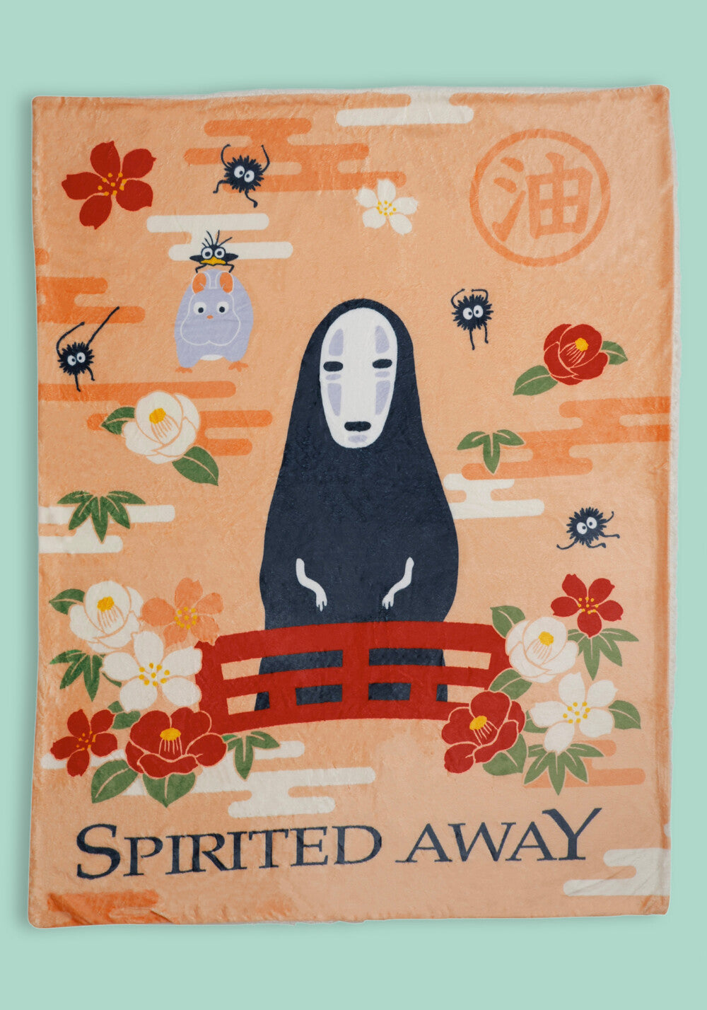 Spirited Away Faux Shearling Throw Blanket