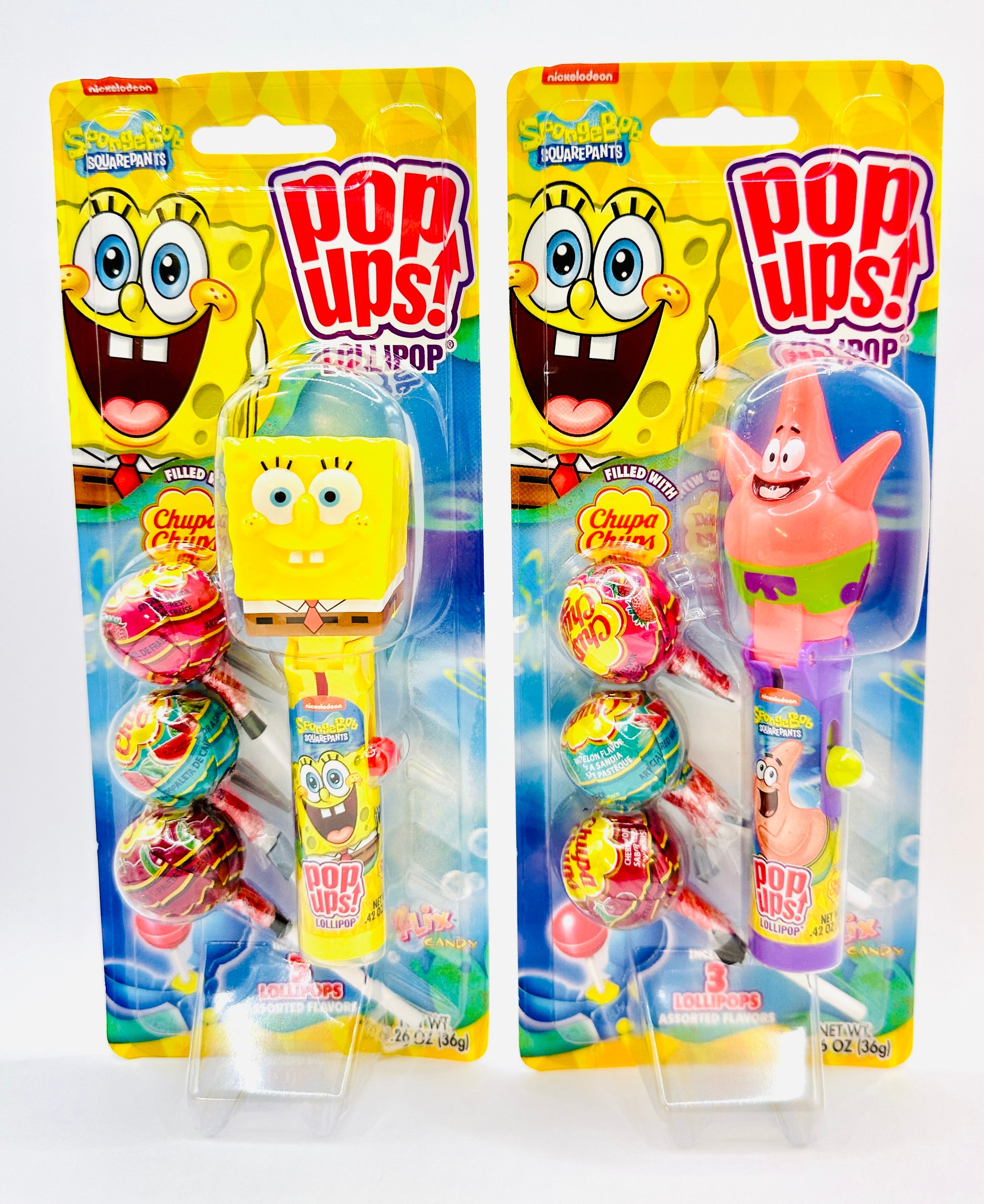 SpongeBob Pop Ups Lollipop SpongeBob Or Patrick