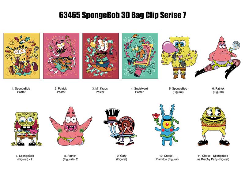 SpongeBob SquarePants Figural Bag Clip Series 7