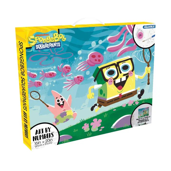 SpongeBob & Patrick Art By Numbers