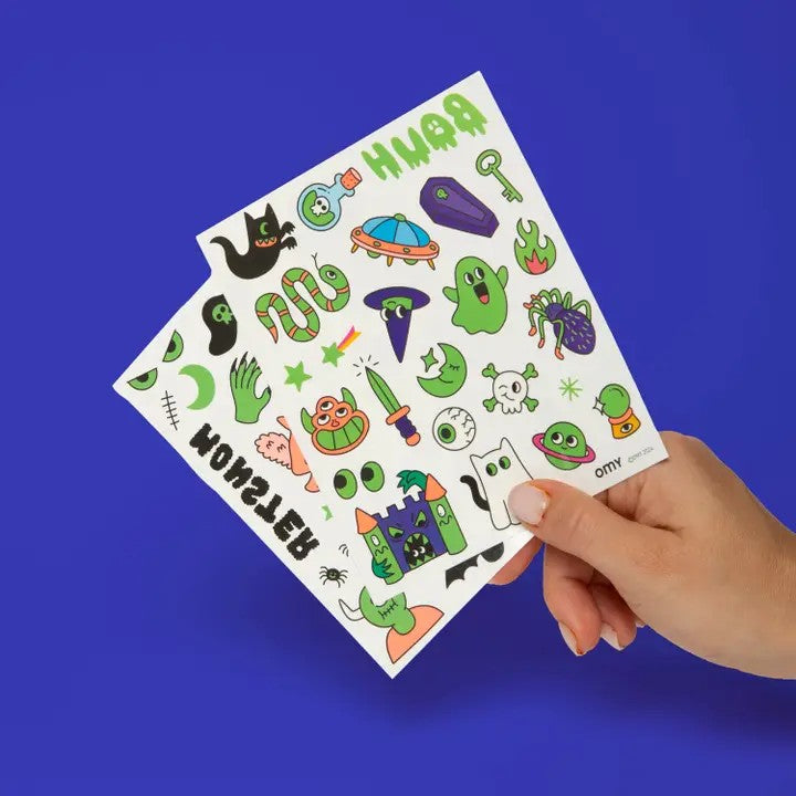 Spooky Glow in The Dark Tattoos