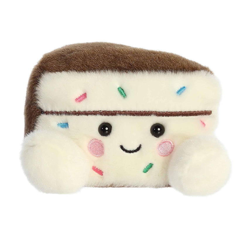 Sprinkles Cake Slice Palm Pals Plush 5"