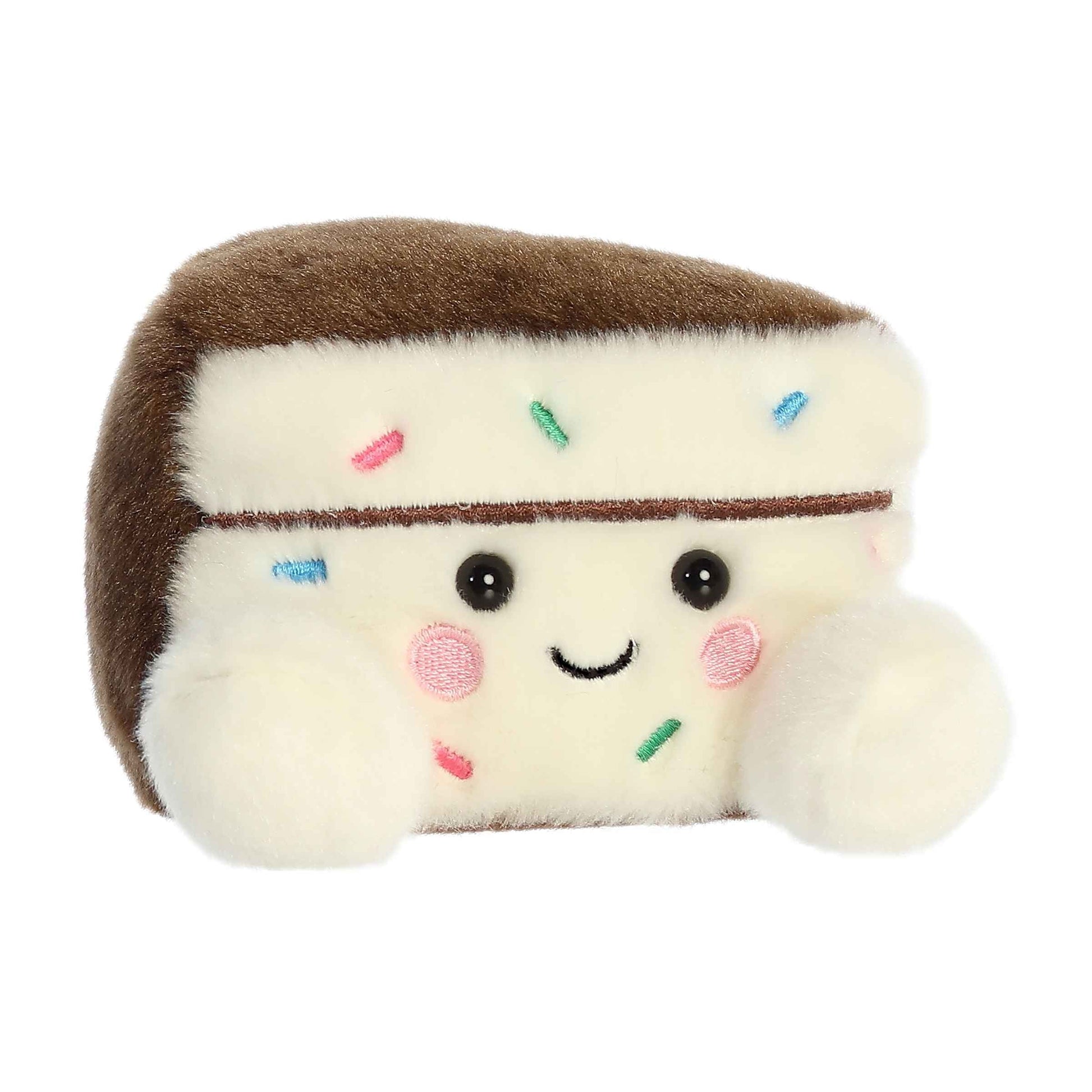 Sprinkles Cake Slice Palm Pals Plush 5"