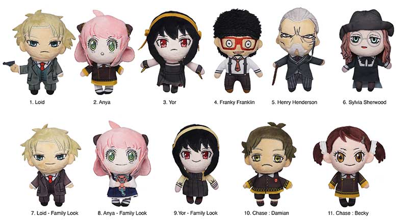 Spy Family Plush Bag Clip