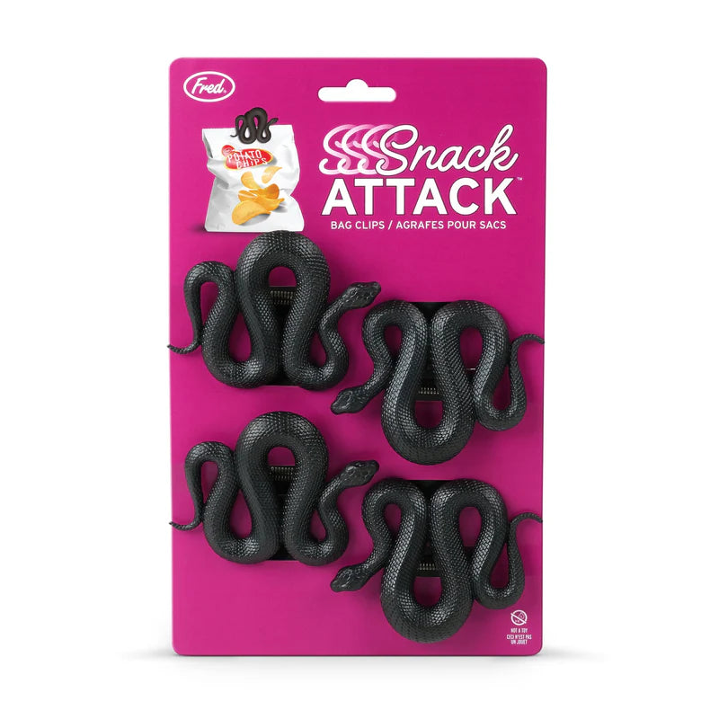 Ssssnack Attack Snake Bag Clips