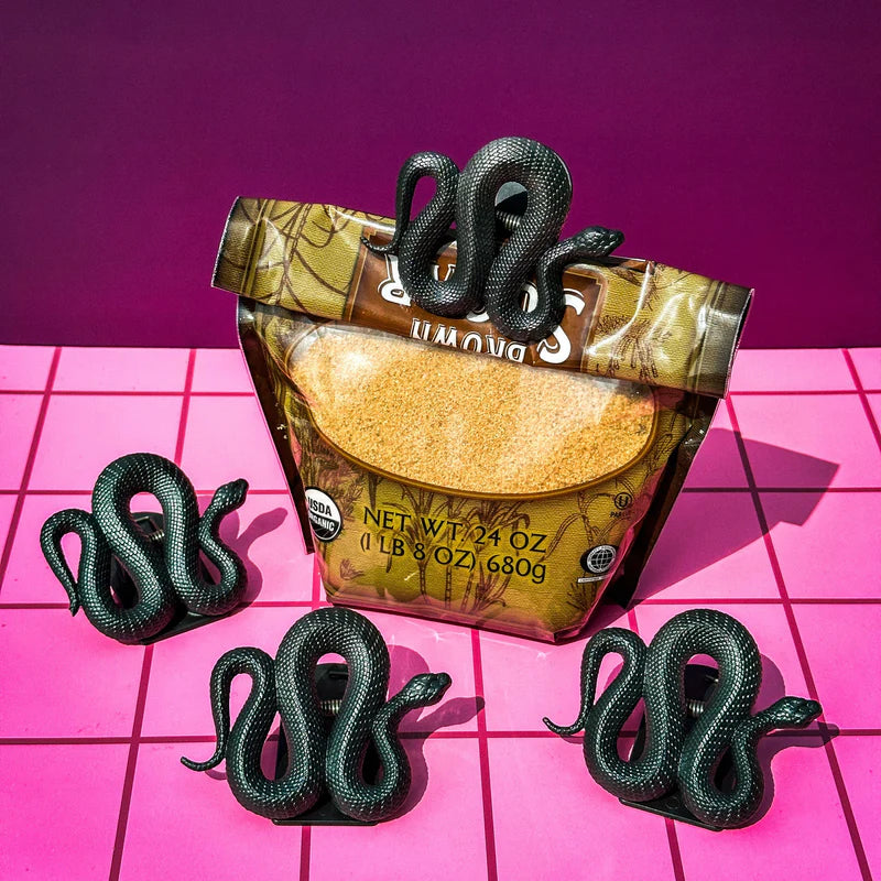 Ssssnack Attack Snake Bag Clips