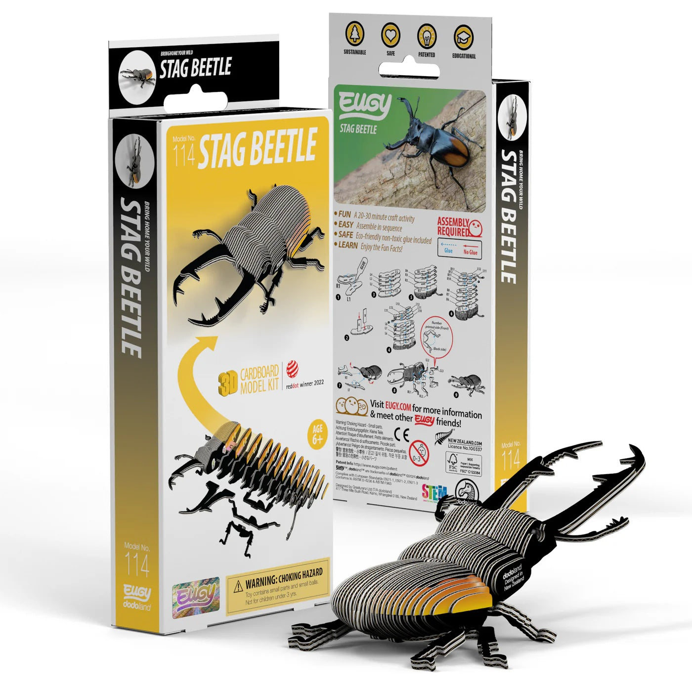 Stag Beetle 3D Puzzle