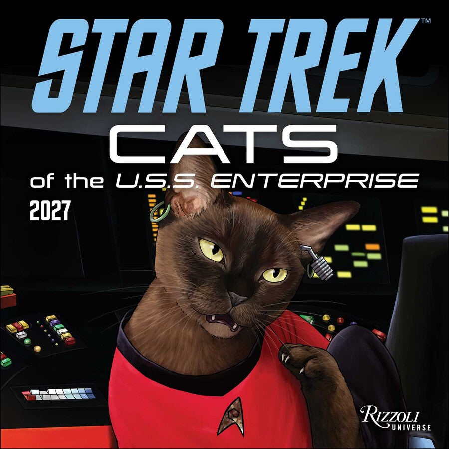 Star Trek Cats 2027 Wall Calendar