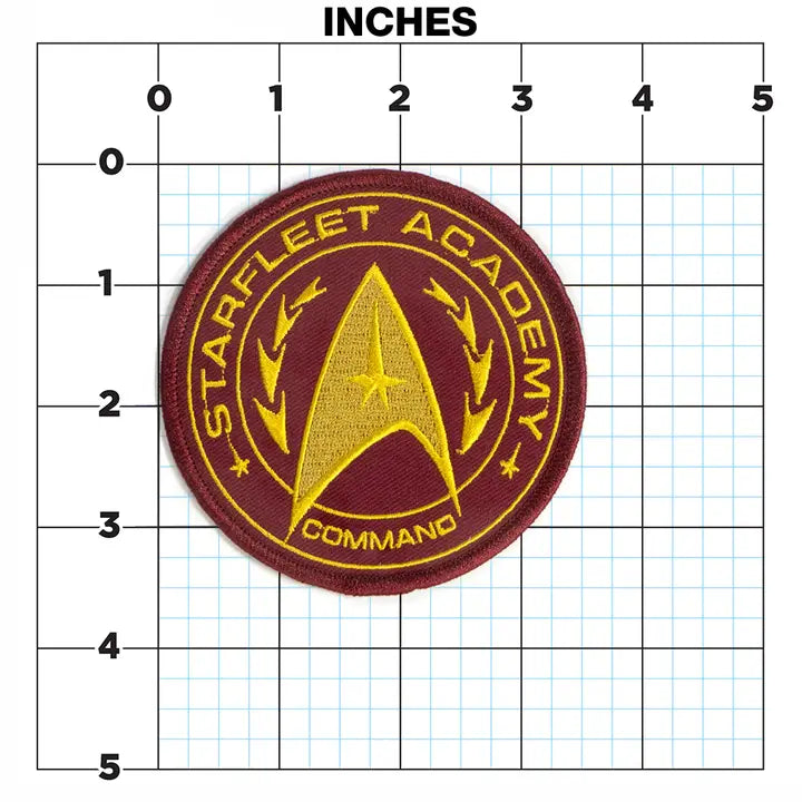 Star Trek Starfleet Academy Command Iron-On Patch