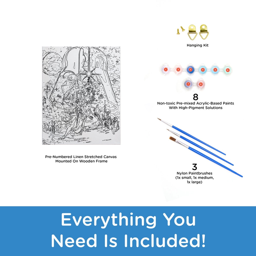 Star Wars Mini Art By Numbers