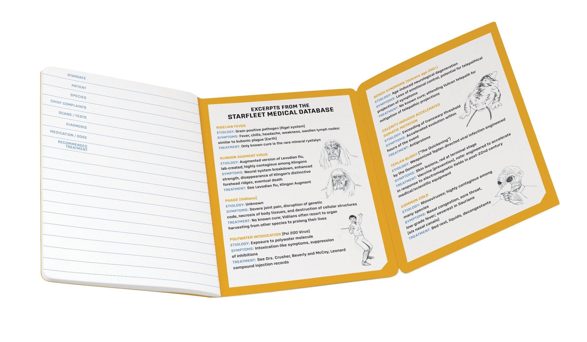 Starfleet Medical Pocket Notebook Star Trek