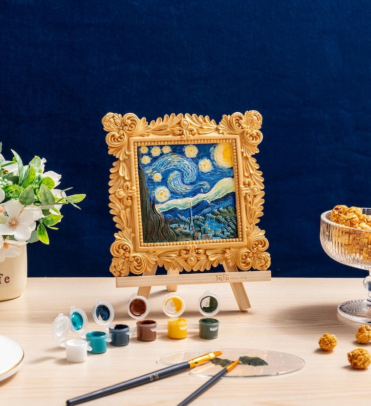 Starry Night Paint Your Own 3D Wall Frame