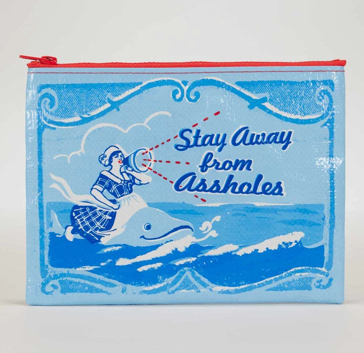 Stay Away From Assholes Zipper Pouch