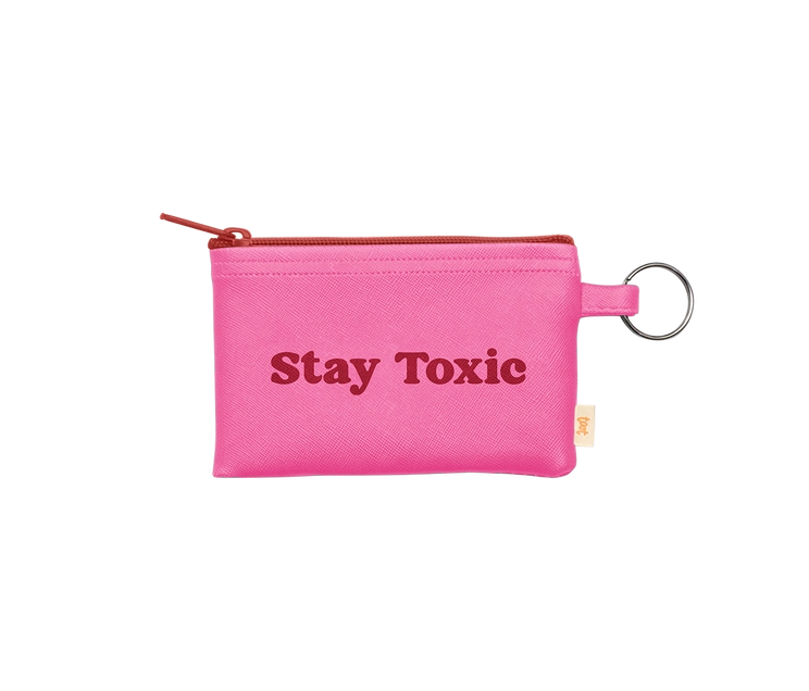 Stay Toxic Keyring Pouch