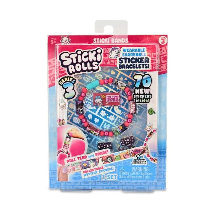 Sticki Rolls Sticker Bracelets Series 3