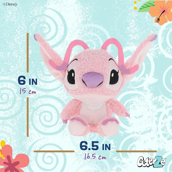 Stitch And Angel Cuteeze 2 pk Plush 6"