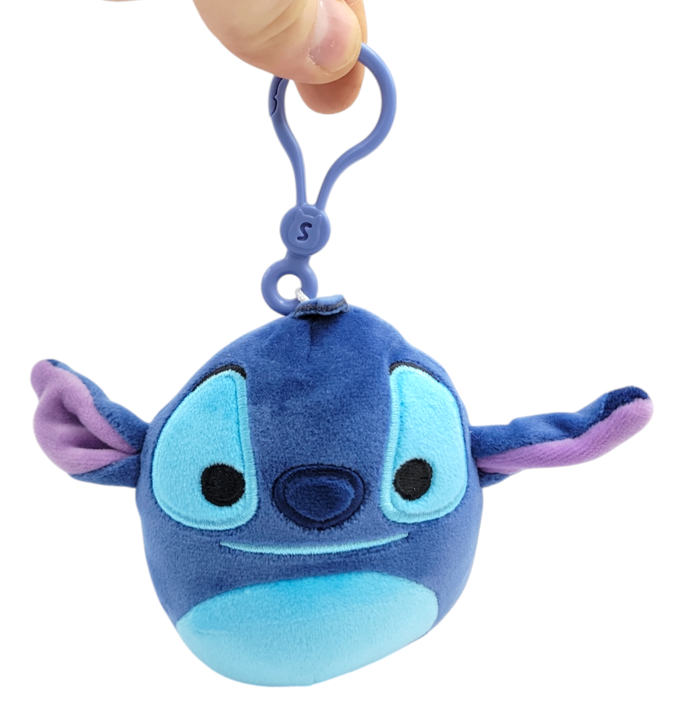 Disney Squishmallows Clip-on Plush 3.5" Stitch