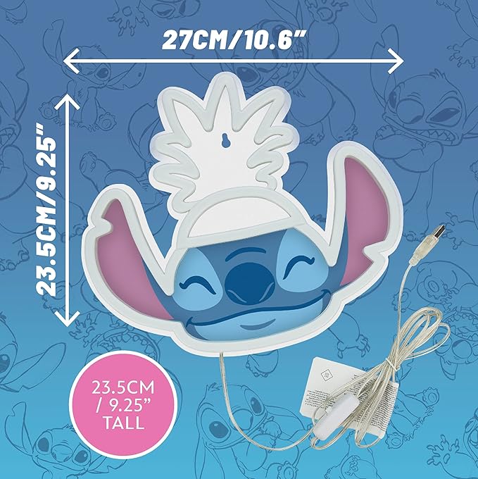 Stitch Wall Mountable LED Neon Light