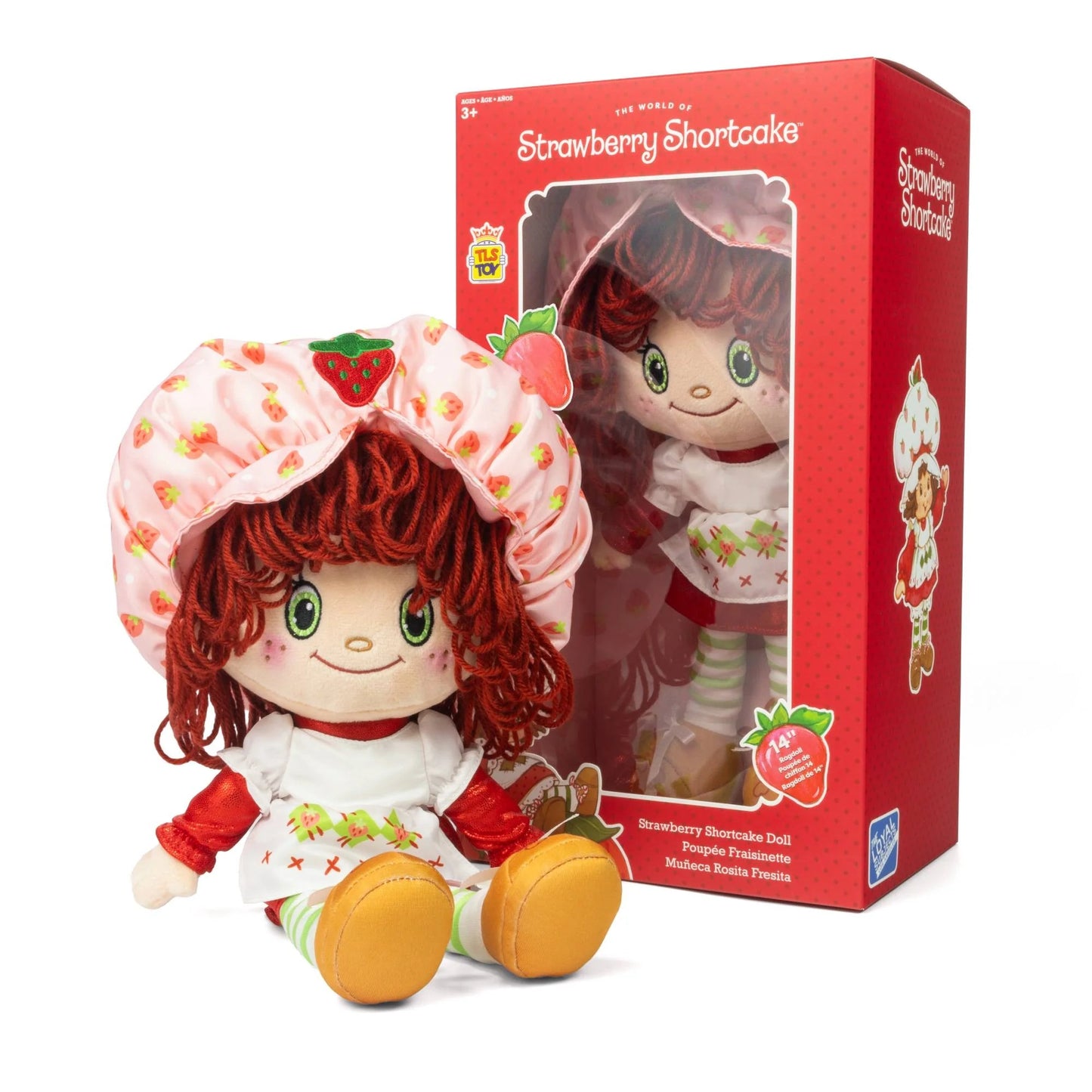 Strawberry Shortcake Rag Doll 14"