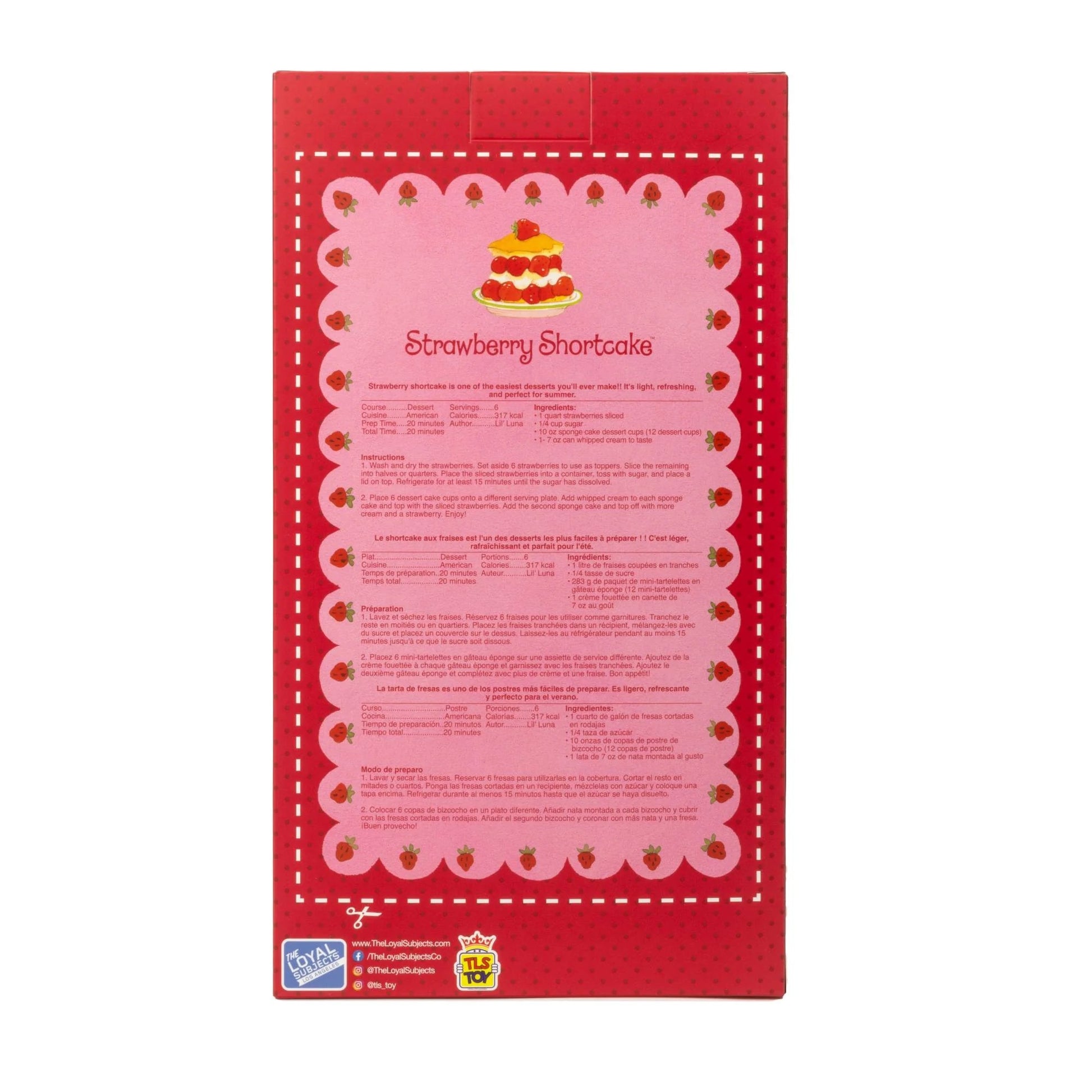 Strawberry Shortcake Rag Doll 14"